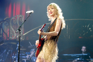 Taylor Swift had her fans screaming at her concert last night. Photo / Michael Craig