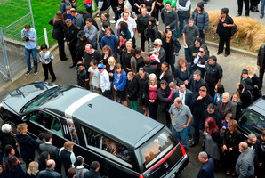Funeral services for four victims of the Easy Rider boat sinking were held today in Invercargill. Photo / Otago Daily Times