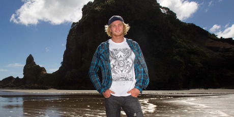 Locals such as surfer Zen Wallis acknowledge the educational benefit of the TV show Piha Rescue. Photo / Richard Robinson