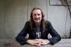 Ewen Gilmour reflects on comedy, his wife's death and pending baldness. Picture / Richard Robinson
