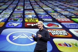 Apple CEO Tim Cook. Photo / AP