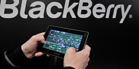 The market share for Blackberry is now about 9 per cent, down from 15 per cent a year earlier. Photo / AP