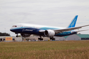 Poor weather has stalled operations at Auckland Airport today. Photo / AP