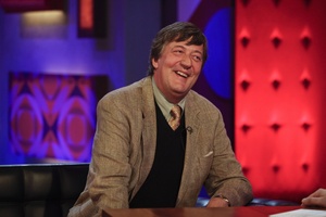 British author and actor Stephen Fry. Photo / Supplied