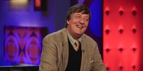 British author and actor Stephen Fry. Photo / Supplied