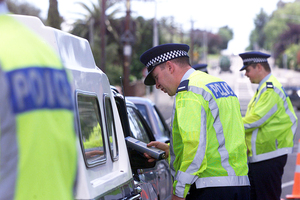 The driver did not co-operate after he was breath tested. Photo / File