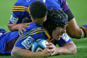 Andrew Hore and the Highlanders sit atop the New Zealand conference after four rounds. Photo / Getty Images