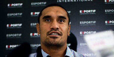 All Black rugby loose forward Jerome Kaino announcing he is heading overseas after signing a two year deal with japanese club Toyota. Photo / Dean Purcell.