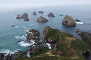 Nugget Point at the Catlin's south-eastern tip. Photo / Matthew Shallcrass