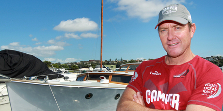 Tony Rae loves being tucked in a bay on his boat. Photo / Doug Sherring
