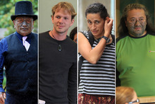 Tame Iti, Urs Signer, Emily Felicity Bailey and Te Rangikaiwhiria were on trial in the High Court in Auckland. Picture / NZ Herald 