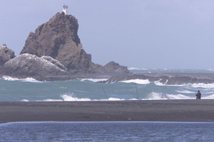 Whatipu, at the tip of the Manukau Heads, offers some jaw-dropping scenery. Photo / Martin Sykes