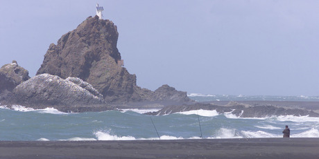 Whatipu, at the tip of the Manukau Heads, offers some jaw-dropping scenery. Photo / Martin Sykes