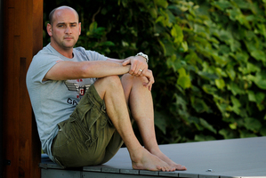 Brett Maber's ankle has given him grief since an outdoor cricket accident at 18. Photo / Christine Cornege.