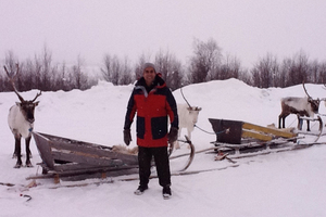 Maori television broadcaster on a fact finding trip to Norway for Maori TV tweeted this picture of himself. Photo / Supplied