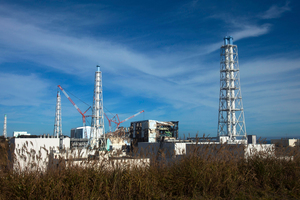 The crippled Fukushima Dai-ichi nuclear power plant in Okuma, Japan. Photo / AP