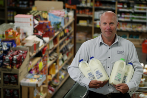 Clinton Beuvink founded Nosh Food Market. Photo / Sarah Ivey