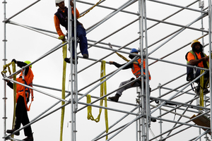 The construction industry is continuing to lead the business confidence charge. Photo / Sarah Ivey