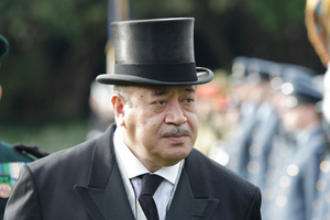 King Tupou V. Photo / Mark Mitchell