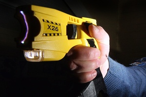 The shooting comes just one week after Brazilian Roberto Laudisio died after being shot with a Taser. Photo / File