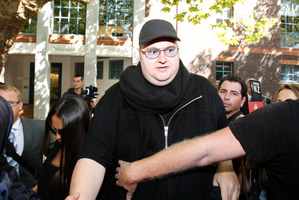 Kim Dotcom. Photo / Richard Robinson