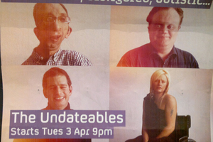 Poster for the British television programme 'The Undateables'. Photo / Supplied