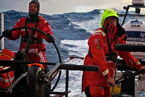 CAMPER with Emirates Team NZ. Photo / Hamish Hooper.
