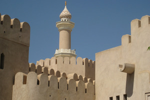 Oman's Nizwa fort was built in 1668 by the ruling sultan of the time and is the largest on the Arabian Peninsula. Photo / Jill Worrall