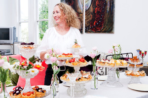 Kim Evans of Little and Friday has just released an eagerly anticipated cookbook of the sweet and savoury treats she makes for the cafe. Photo / Babiche Martens