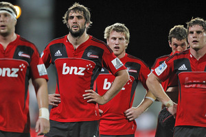 The Crusaders are in South Africa after playing their first home game in almost two years last week. Photo / Getty Images