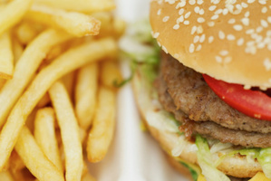 Junk food like burgers and hotdogs increase your chance of depression.
Photo / Thinkstock