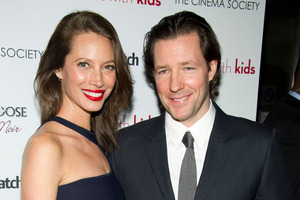Christy Turlington and her husband Ed Burns. Photo / Charles Sykes