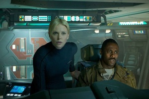 Charlize Theron and Idris Elba in Prometheus. Photo / Supplied