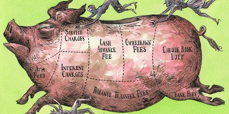 Banking has changed enormously since the days when the Post Office was a glorified piggy bank. Illustration / Anna Crichton