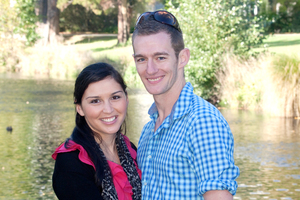 Matt Gilray and Andrea Bathgate. Photo / Jason Boa