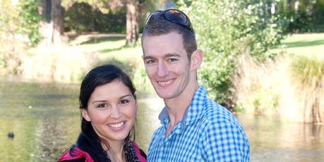 Matt Gilray and Andrea Bathgate. Photo / Jason Boa
