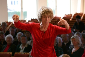 Rita Paczian during a preview of St Matthew Passion. Photo / Supplied