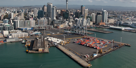 Ports of Auckland. Photo / Brett Phibbs