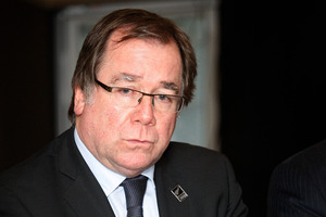 Hon. Murray McCully, Minister for Foreign Affairs of New Zealand. A press conference was held at The Westin hotel in Auckland this afternoon, to speak with The Pacific Islands Forum's Ministerial Con