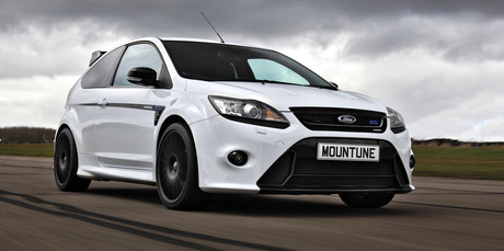Buying hard-to-find vehicles - like Mountune's grumped-up Ford Focus RS - from the UK can be a massively time-consuming exercise. Photo / Supplied
