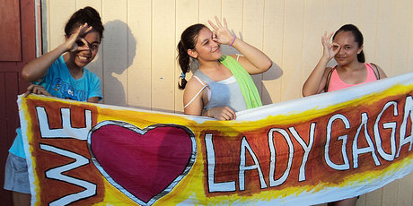 Lady Gaga fans in Niue want the pop star to perform for them. Photo / Supplied