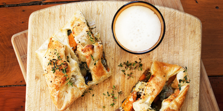 Autumn vegetable, blue cheese and thyme. Photo / Babiche Martens