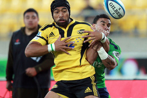 Victor Vito's planned return for the Hurricanes this weekend has been cut short after the All Blacks flanker was ruled out with a calf injury. Photo / Getty Images.
