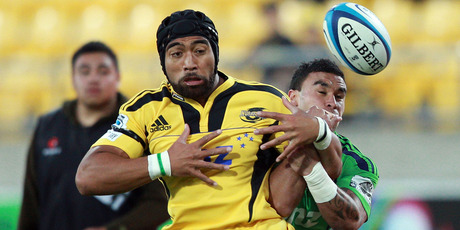 Victor Vito's planned return for the Hurricanes this weekend has been cut short after the All Blacks flanker was ruled out with a calf injury. Photo / Getty Images.