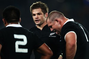 Back in black, Richie McCaw. Photo / Getty Images