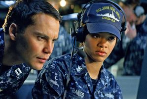 Taylor Kitsch and Rihanna star in Battleship. Photo / Supplied