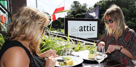 The Attic's food is more palatable than its eclectic decor. Photo / Getty Images