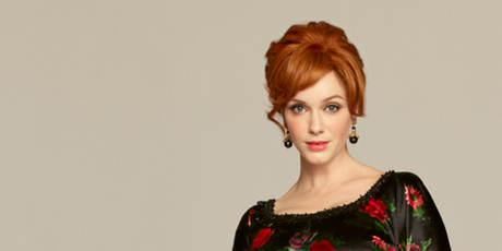 Joan Holloway in the television series Mad Men played by American Actress Christina Hendricks. Photo / Supplied