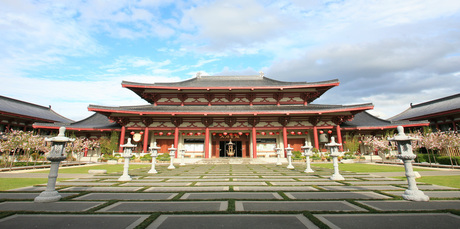The beautiful Fo Guang Shan Buddhist temple at Flat Bush opens its doors to the public tomorrow for the Buddha's Day multicultural festival. Photo / Supplied