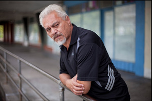 Terry Ngatai in downtown Kawerau. Photo / Neville Marriner